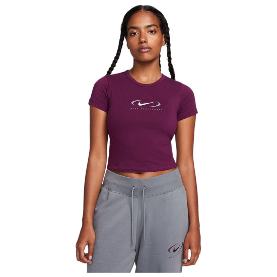 Nike Γυναικεία κοντομάνικη μπλούζα Sportswear BBY Tee Swoosh